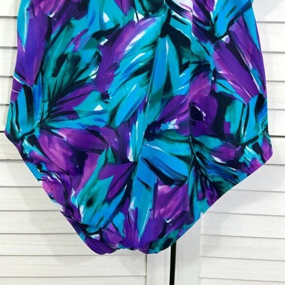 Croft & Barrow One Piece Swimsuit Size 14 Underwire - Picture 8 of 14